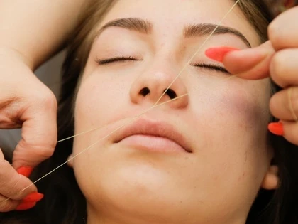 Upper Lip Threading